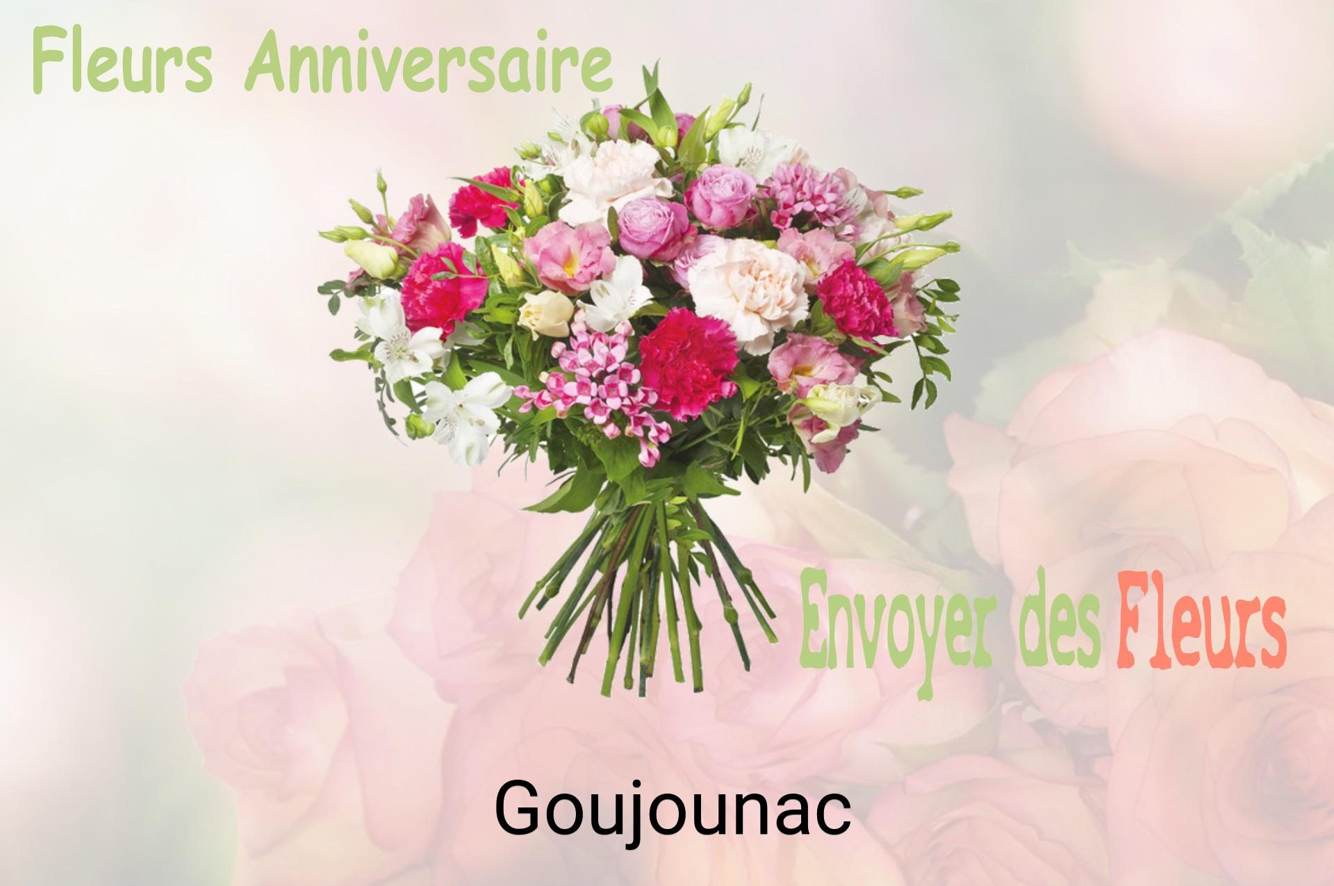 Bouquet de fleurs d’anniversaire livré à Goujounac